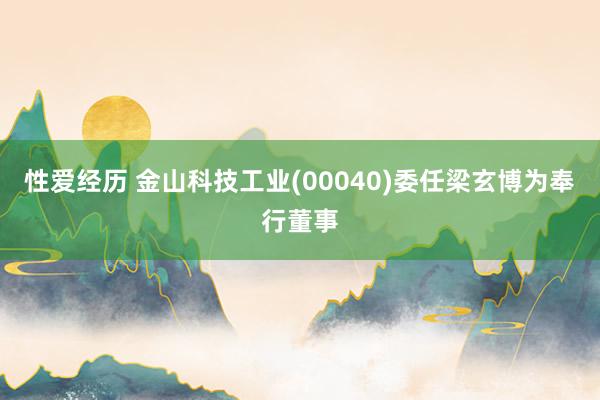 性爱经历 金山科技工业(00040)委任梁玄博为奉行董事