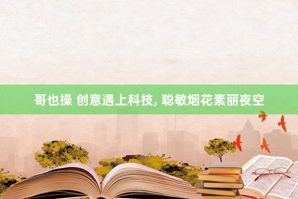 哥也操 创意遇上科技， 聪敏烟花素丽夜空