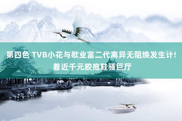 第四色 TVB小花与歇业富二代离异无阻焕发生计! 着近千元胶拖鞋骚巨厅
