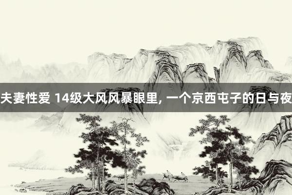 夫妻性爱 14级大风风暴眼里， 一个京西屯子的日与夜