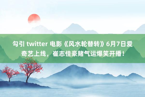 勾引 twitter 电影《风水轮替转》6月7日爱奇艺上线，崔志佳豪赌气运爆笑开播！